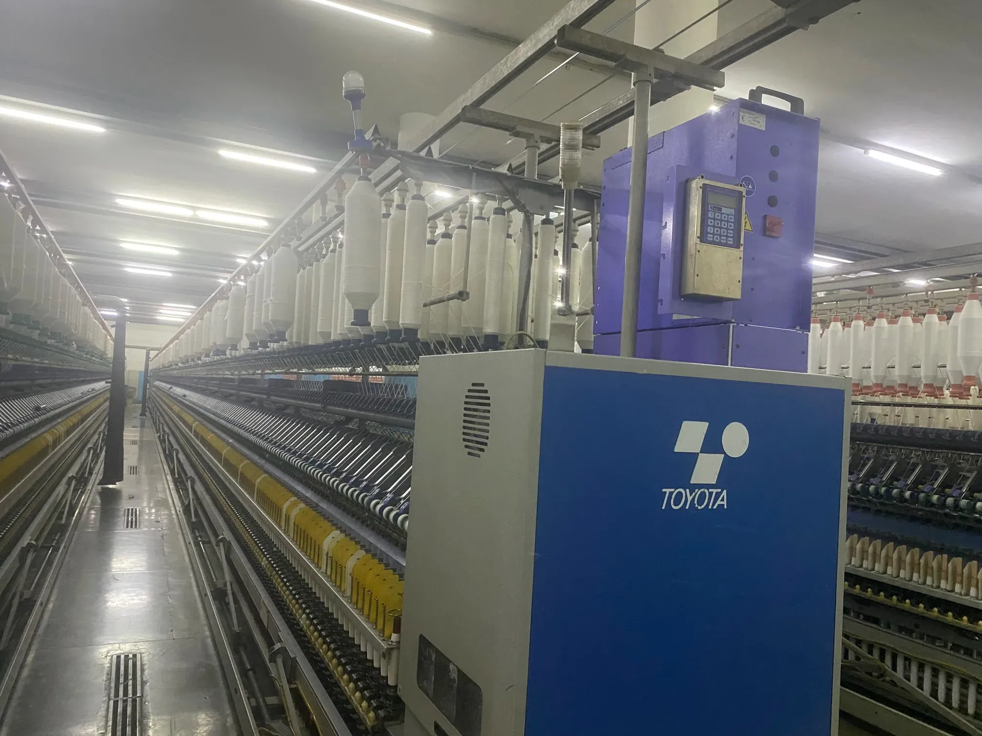 Ring Spinning Frame at AKR Spinning Mills
